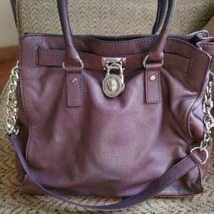 Purple Michael Kors bag